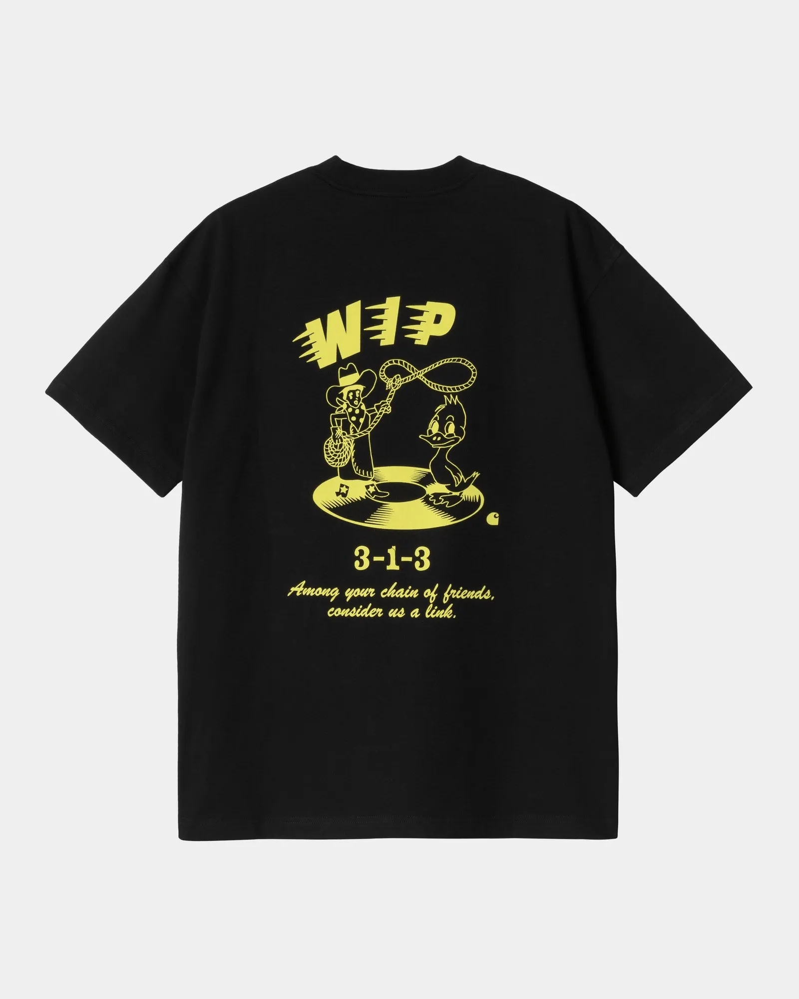 Friendship T-Shirt | Black / Yellow