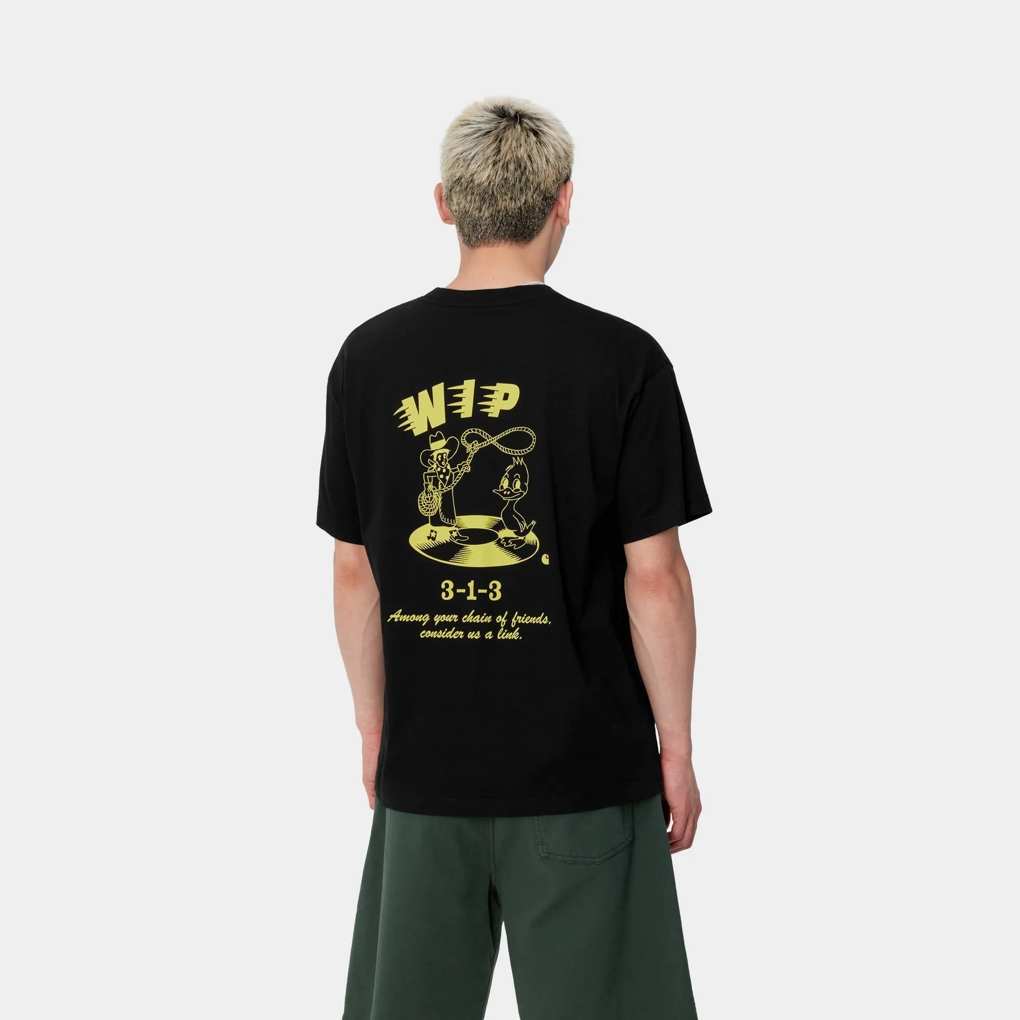 Friendship T-Shirt | Black / Yellow