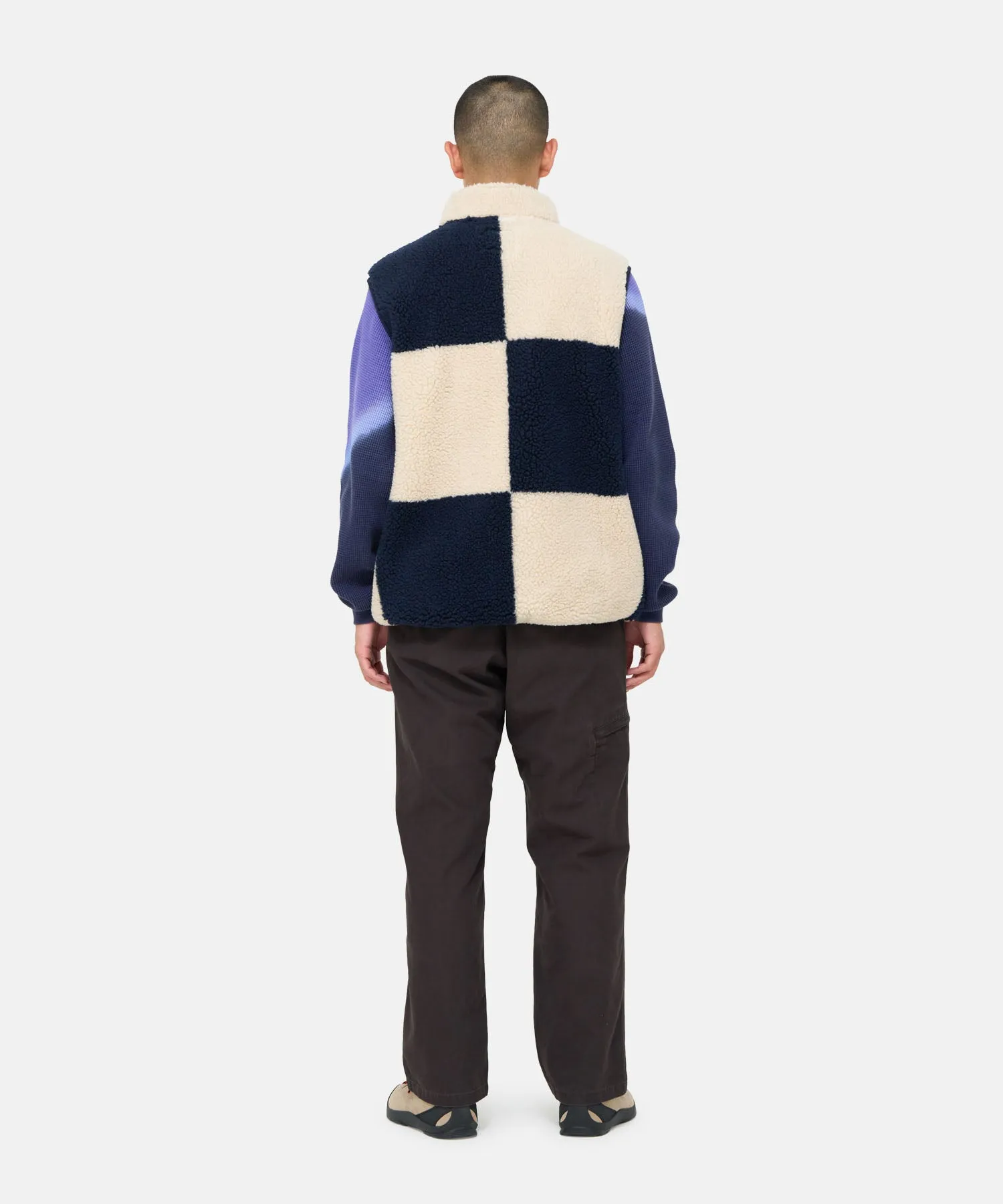 Gramicci Checkered Sherpa Vest