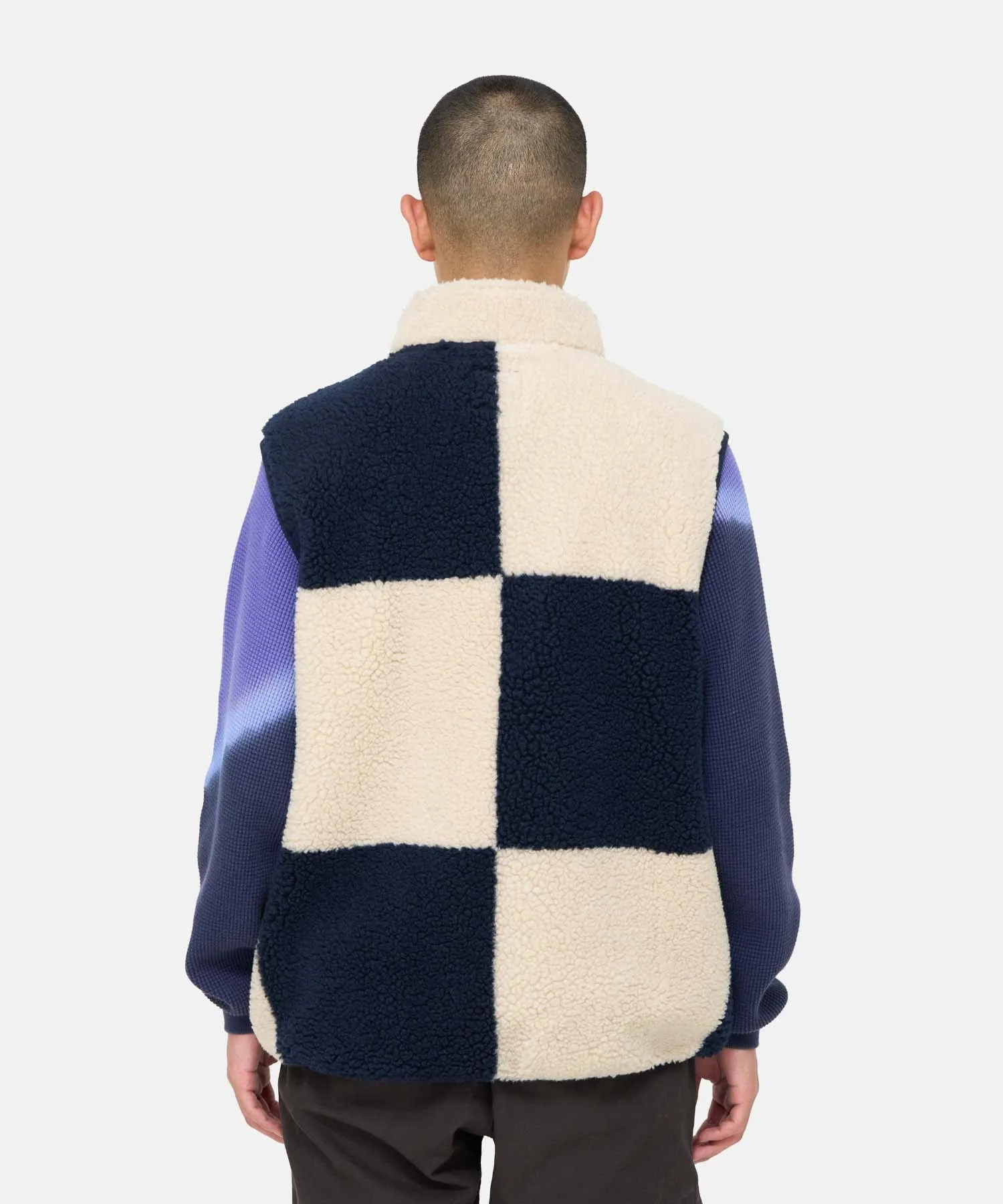 Gramicci Checkered Sherpa Vest