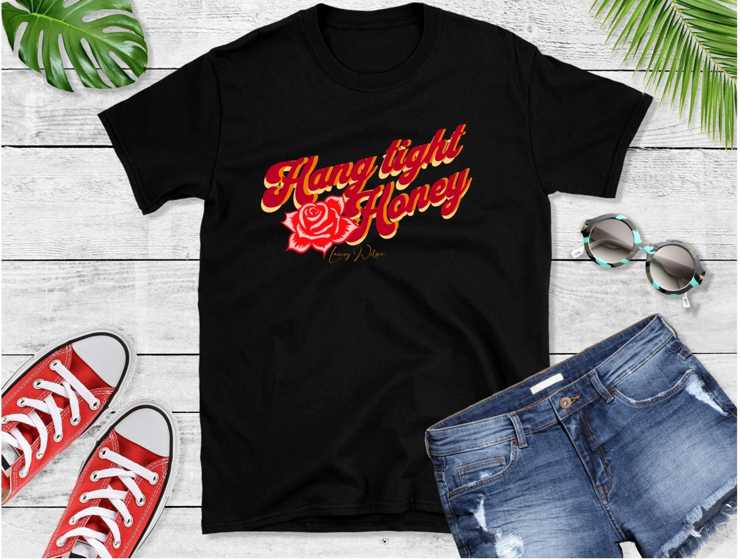 Hang Time Honey T Shirt, Country Shirt, Tour Shirt, Festival Tee, Western T-shirt, Concert T Shirt, Lainey Wilson Tee