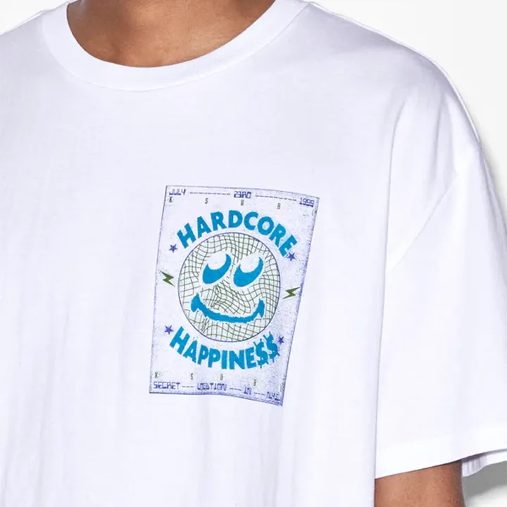 Hardcore Kash SS Tee (White) - KMPS24TE005010