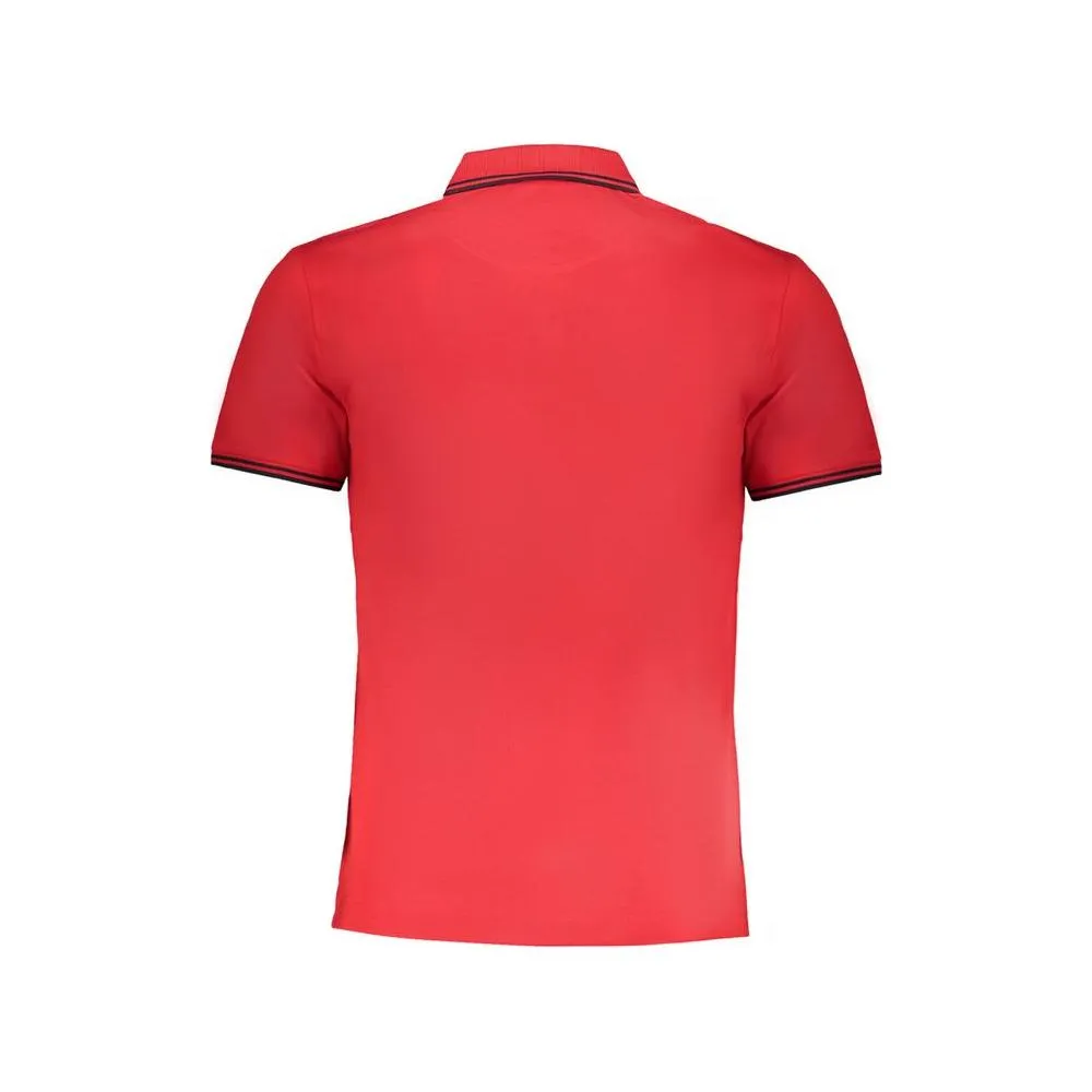 Harmont & Blaine Red Cotton Polo Shirt