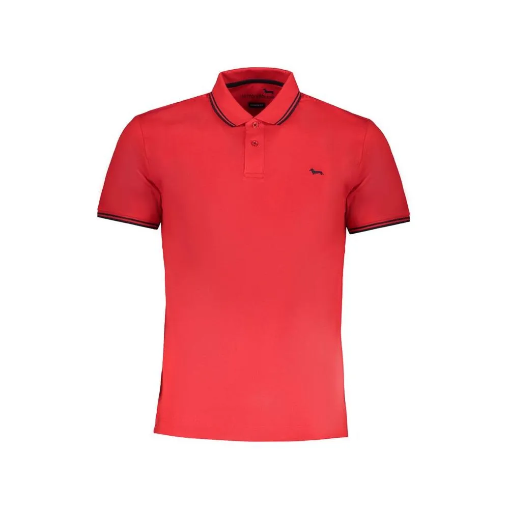 Harmont & Blaine Red Cotton Polo Shirt