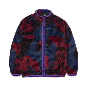 Huf Sativa Floral Full Zip Sherpa Fleece