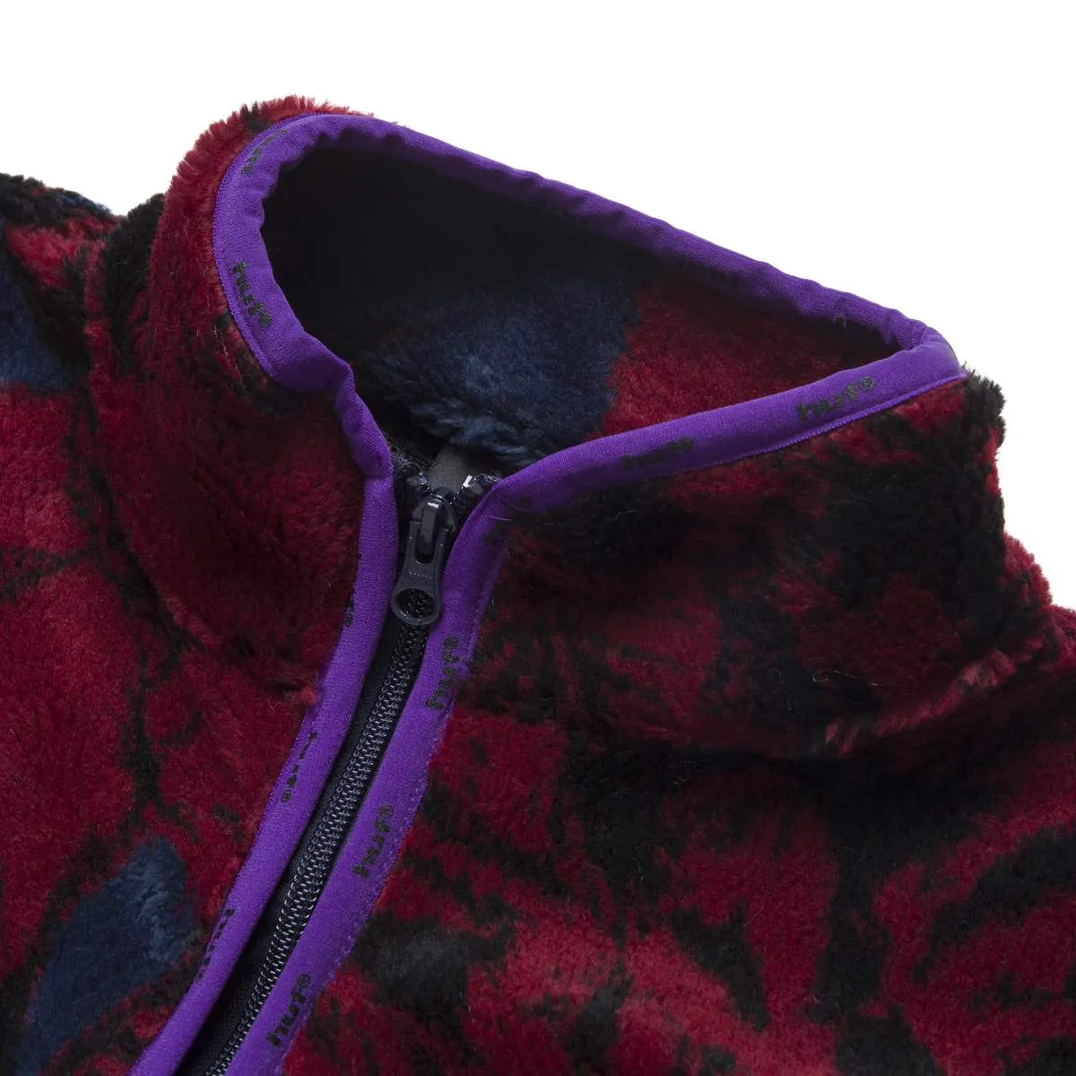 Huf Sativa Floral Full Zip Sherpa Fleece