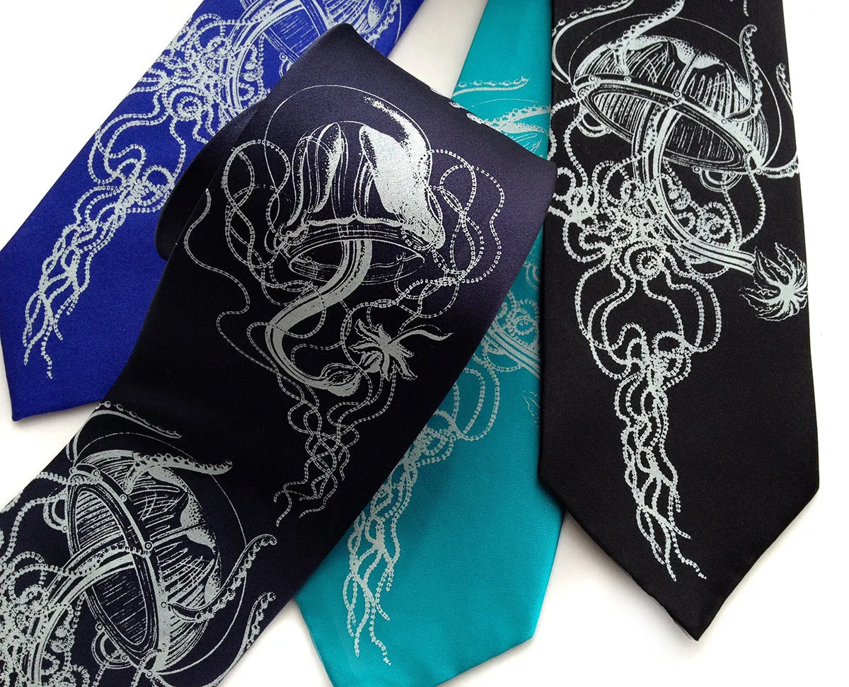 Jellyfish Silk Necktie