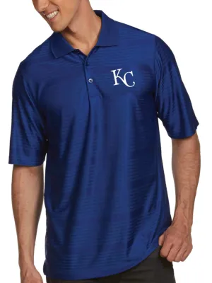 Kansas City Royals Antigua Blue Performance Illusion Golf Polo T-Shirt