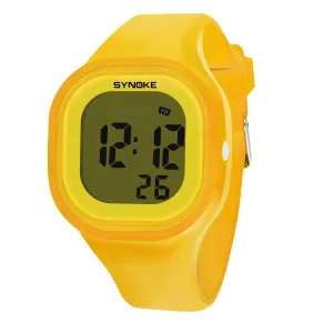 Kids Children's Digital Watch Girls Boy Watches Students Clock Colorful Silicone LED Digital Sport Wristwatches