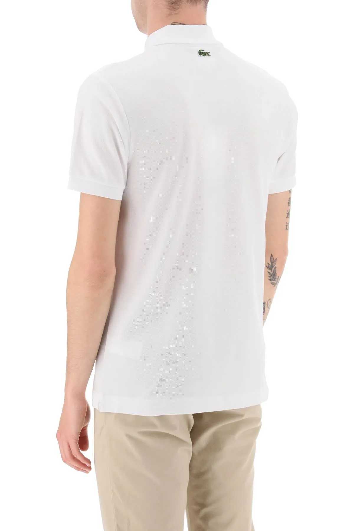 Lacoste netflix stranger things polo shirt in organic cotton classic fit