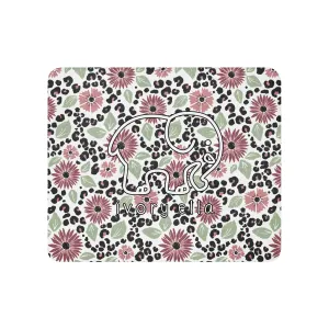 Leopard Blooms Sherpa Blanket