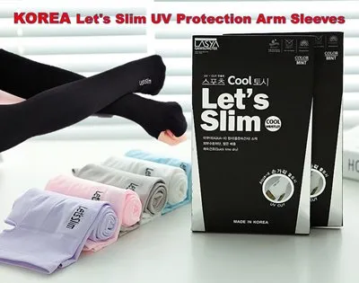 Let's Slim Uv Sunblock protection with thumb hole Arm sleeves