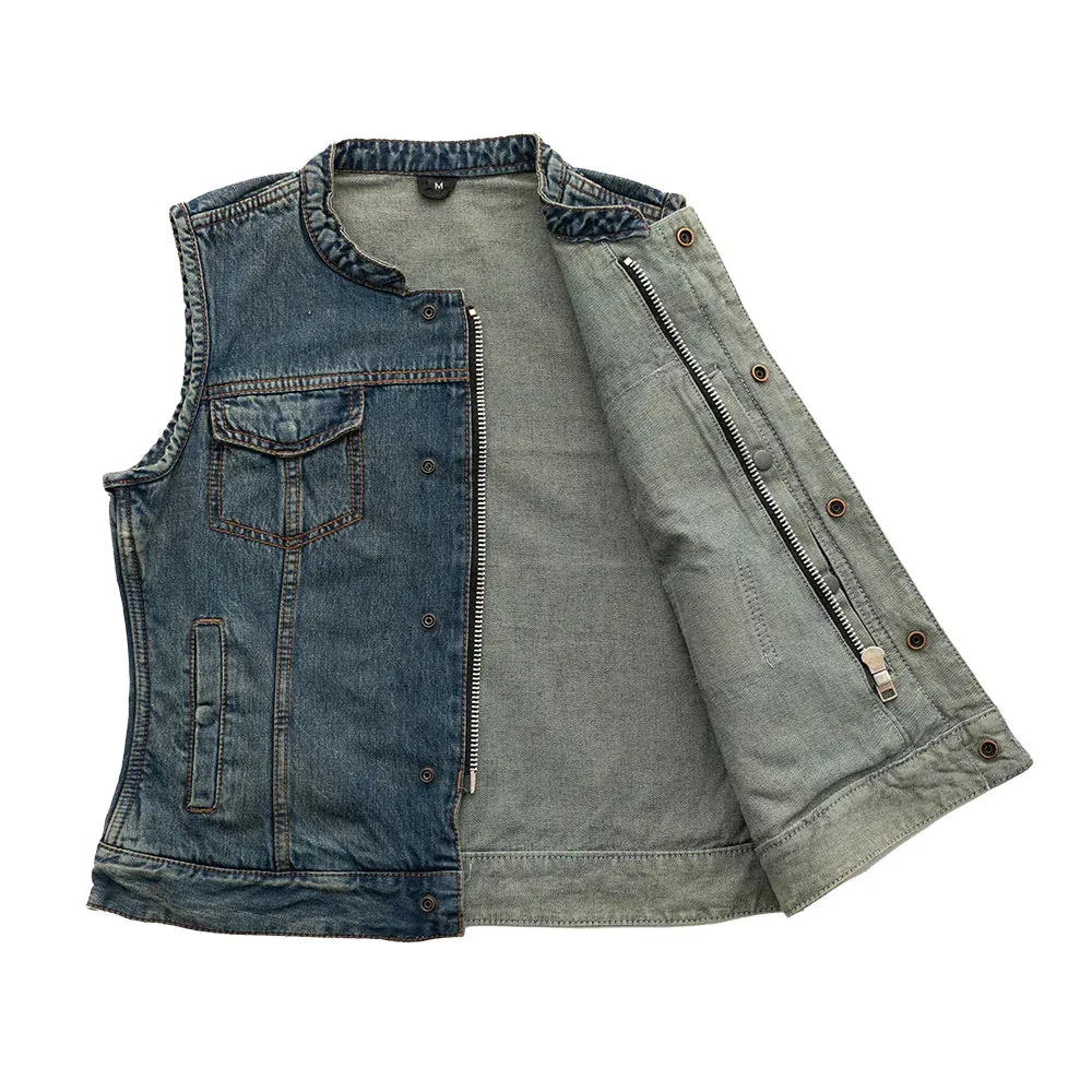 Lexy Women's Motorcycle Denim Vest