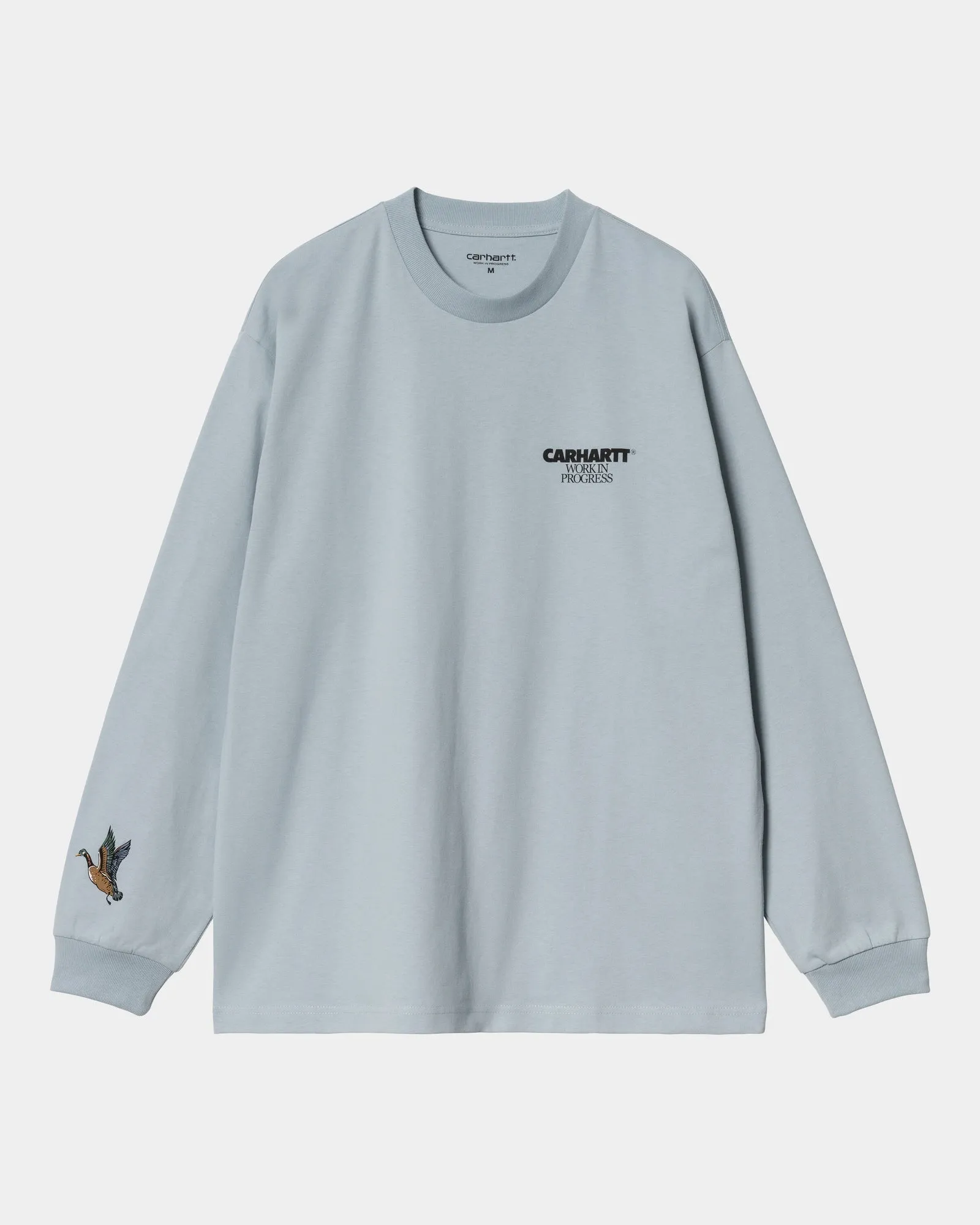 Long Sleeve Ducks T-Shirt | Misty Sky