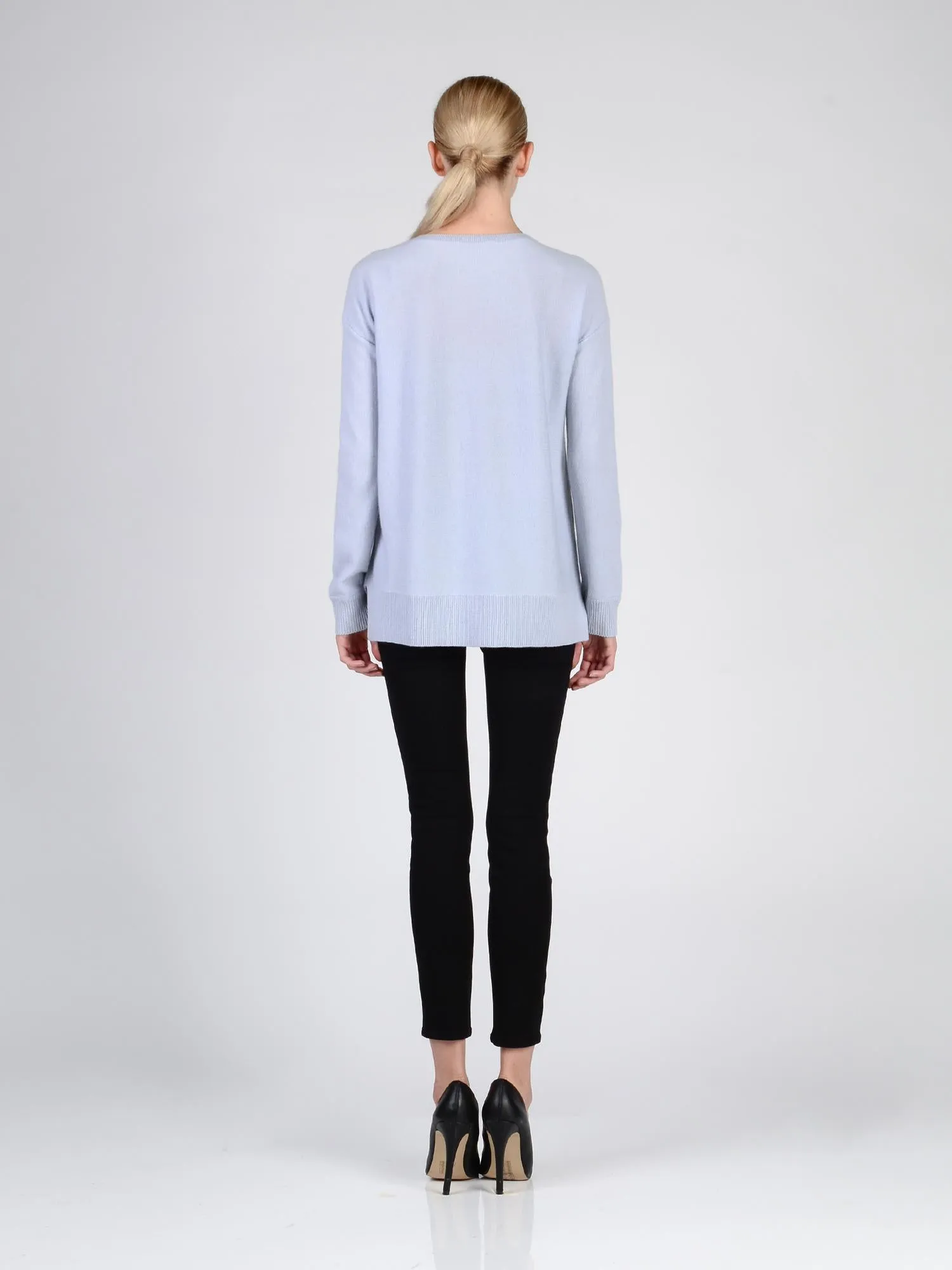 Loose Fit Sweater_Baby Blue