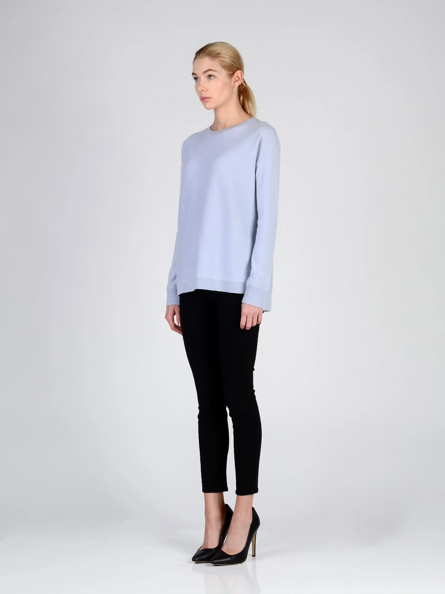 Loose Fit Sweater_Baby Blue