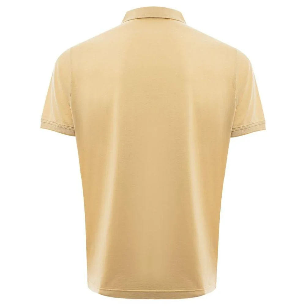 Loro Piana Yellow Silk Polo Shirt