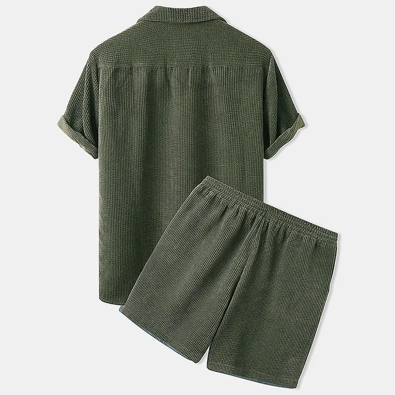 Luka - Men's Corduroy Short Set