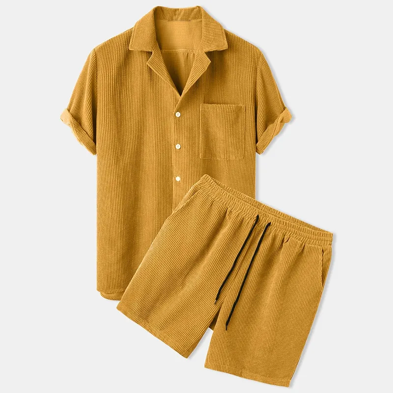 Luka - Men's Corduroy Short Set