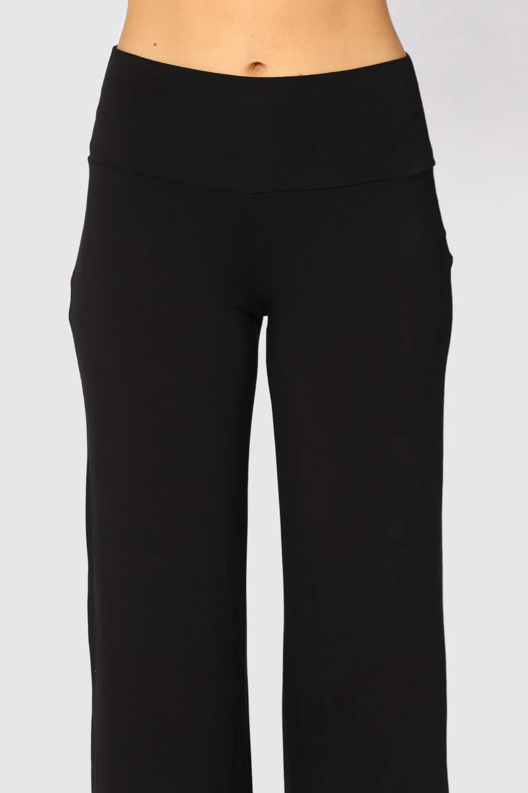 Luxe Wide Leg Maternity Pants - Black