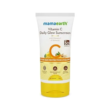 Mamaearth Daily Glow Sunscreen SPF 50 PA    50 gm