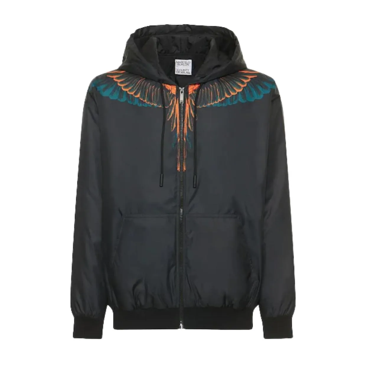 Marcelo Burlon Icon Wings Nylon Hooded Jacket