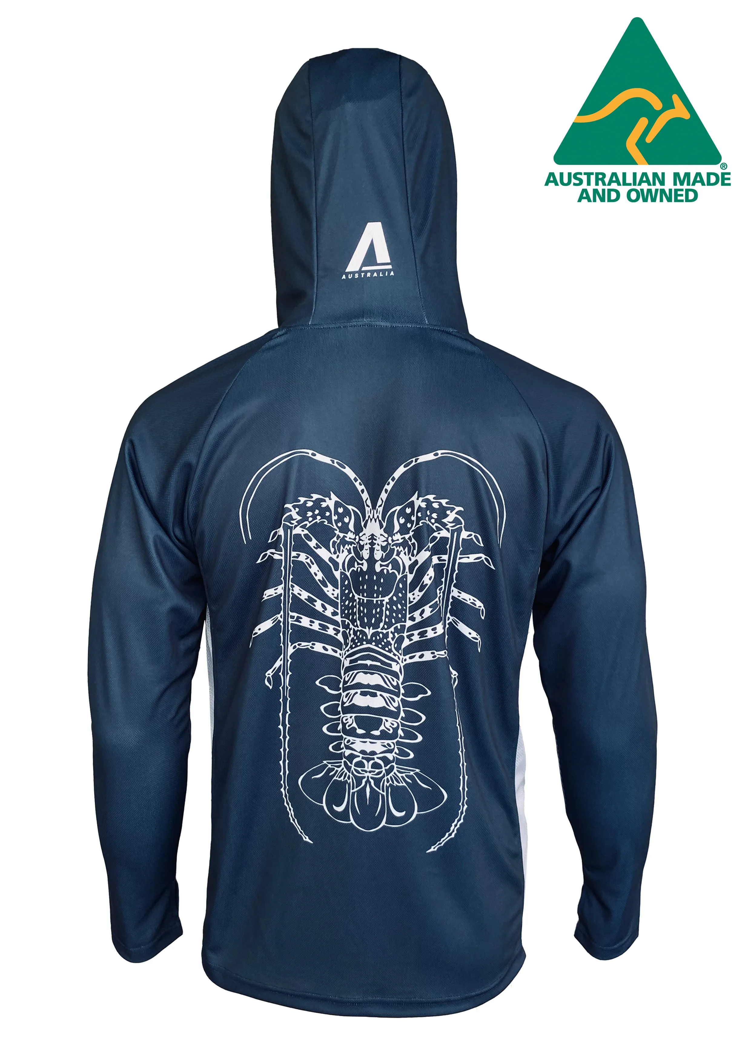 Mens Fishing Shirt - Hooded Crayfish