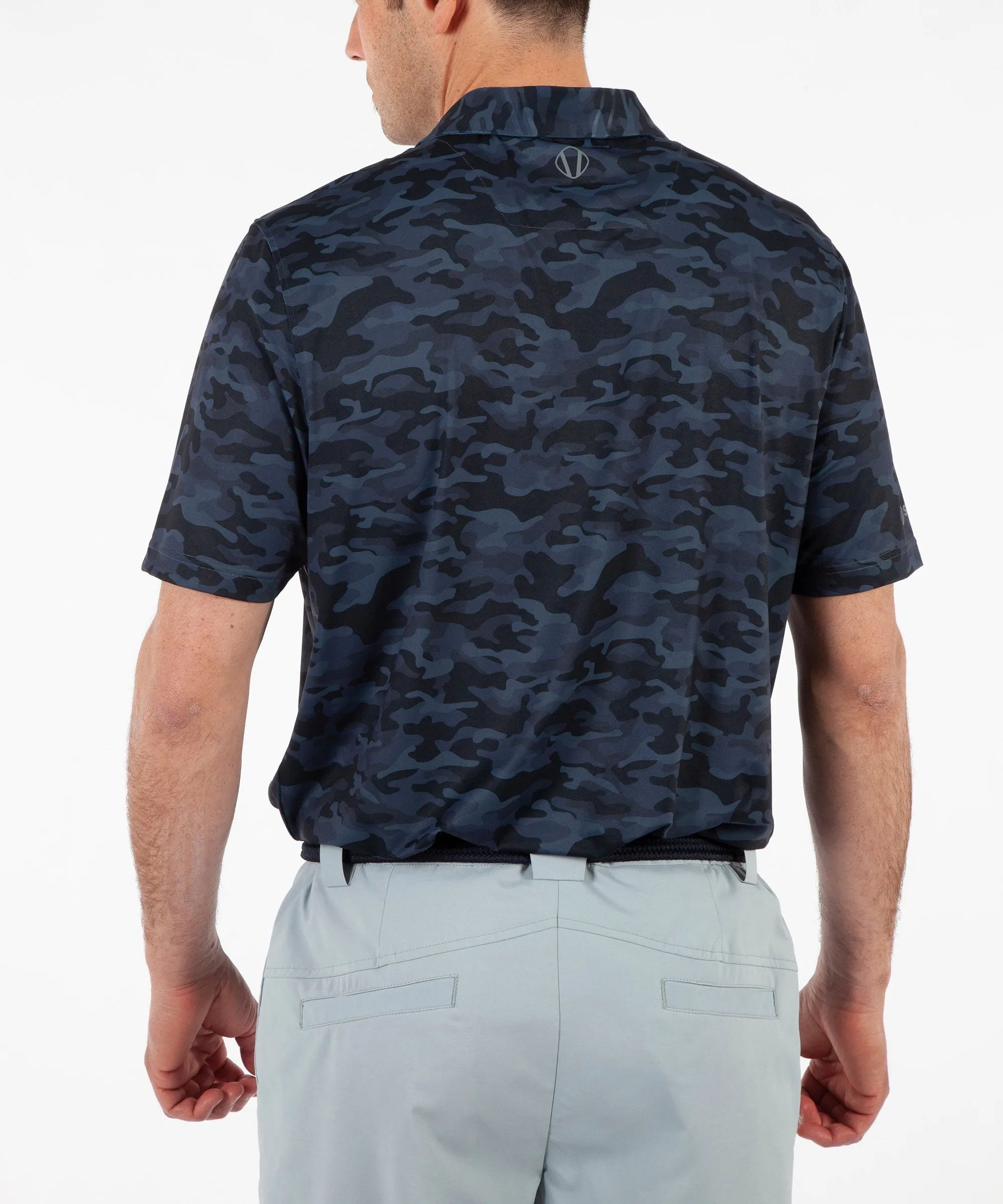 Men's Martin Camo Print Short Sleeve Polo Shirt