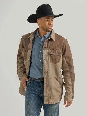 Men's Wrangler Sandstone Canvas Chore Coat