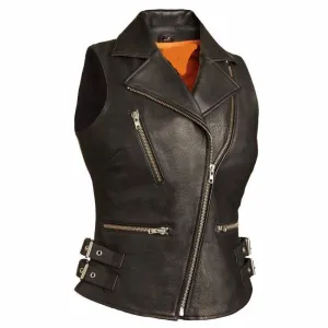 MKL - Slacko Women's Motorcycle Leather Vest