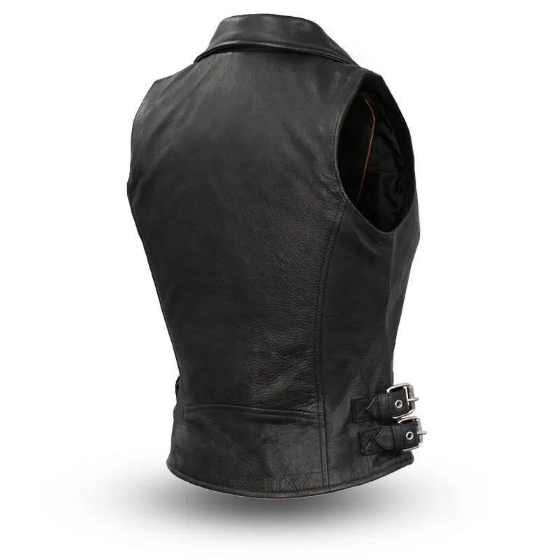 MKL - Slacko Women's Motorcycle Leather Vest