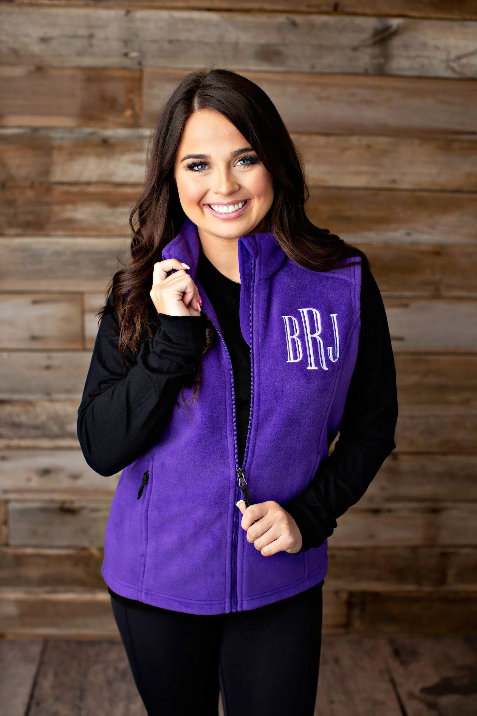 Monogrammed Fleece Vest - 2020