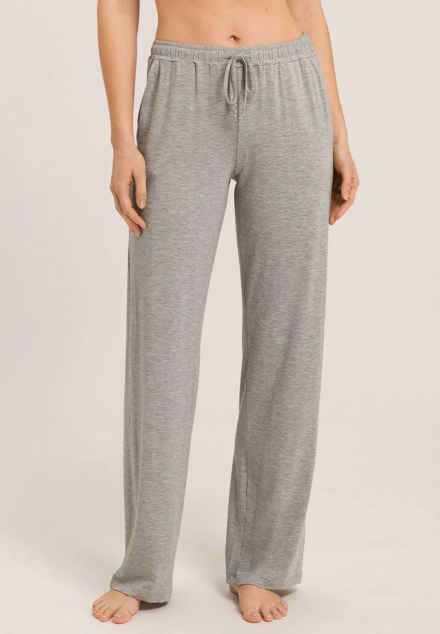 Natural Elegance Pants | Grey Melange 74953-958