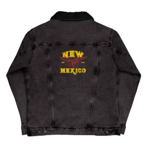 New Mexico Est. 1912 Denim Sherpa Jacket