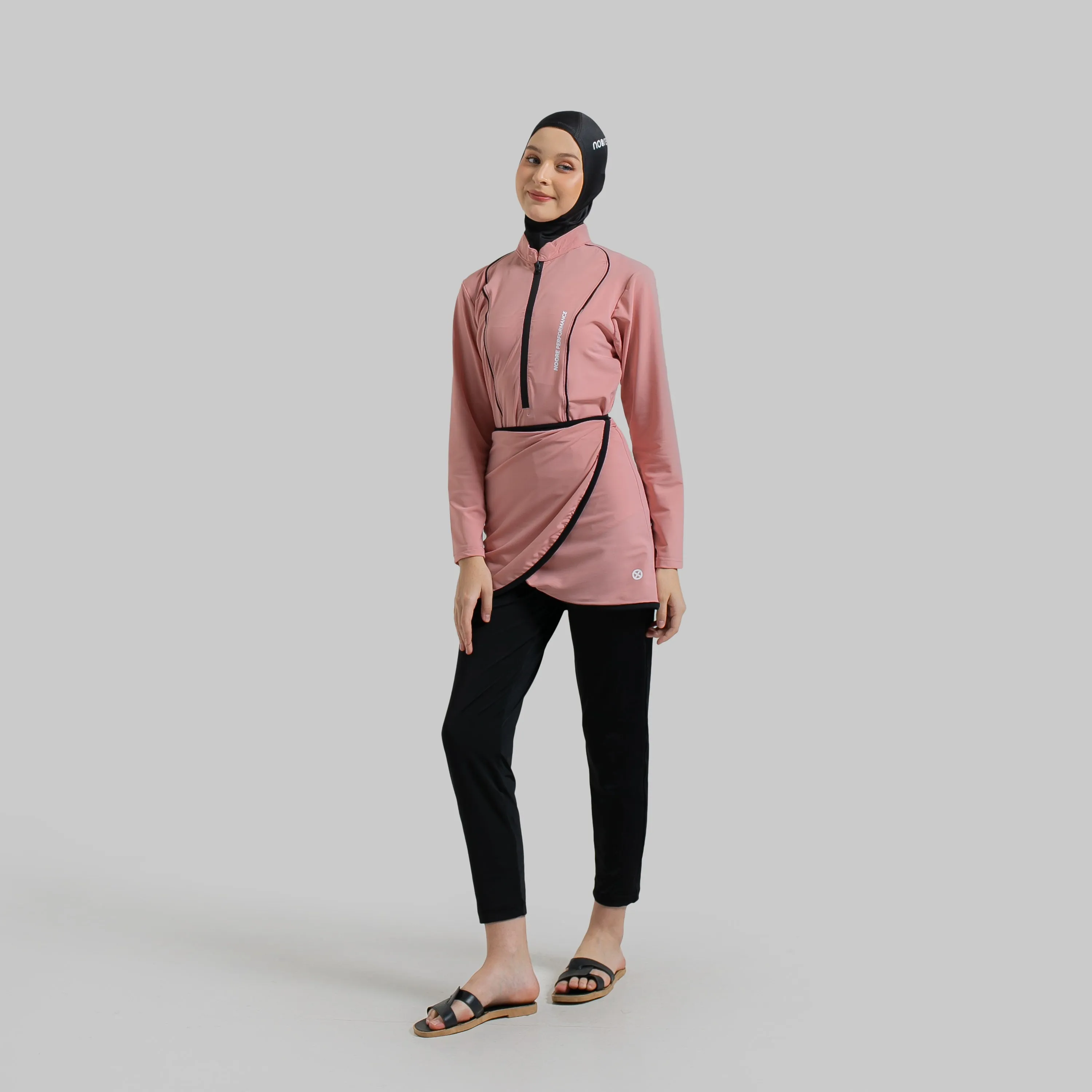 Noore - Serenity Burkini - Dusty Pink