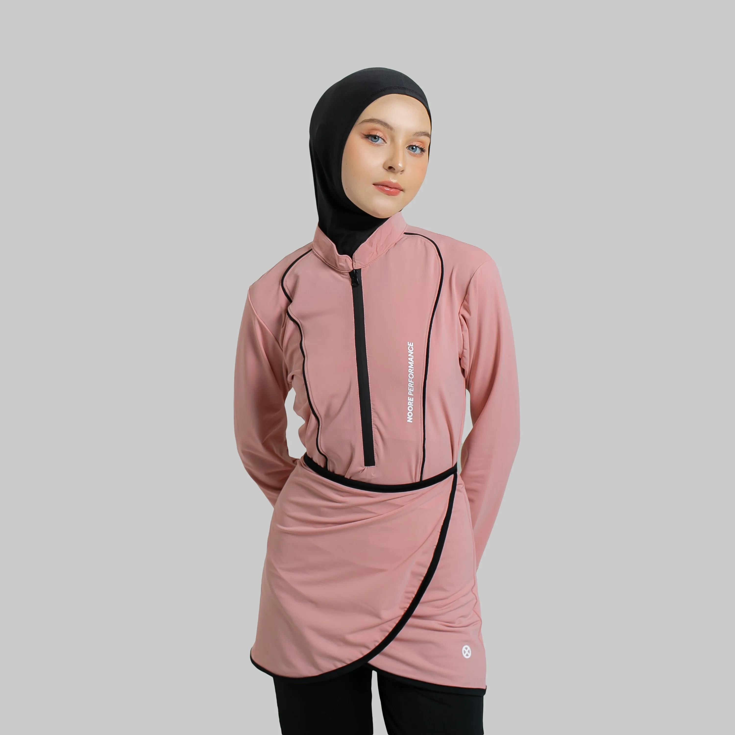 Noore - Serenity Burkini - Dusty Pink