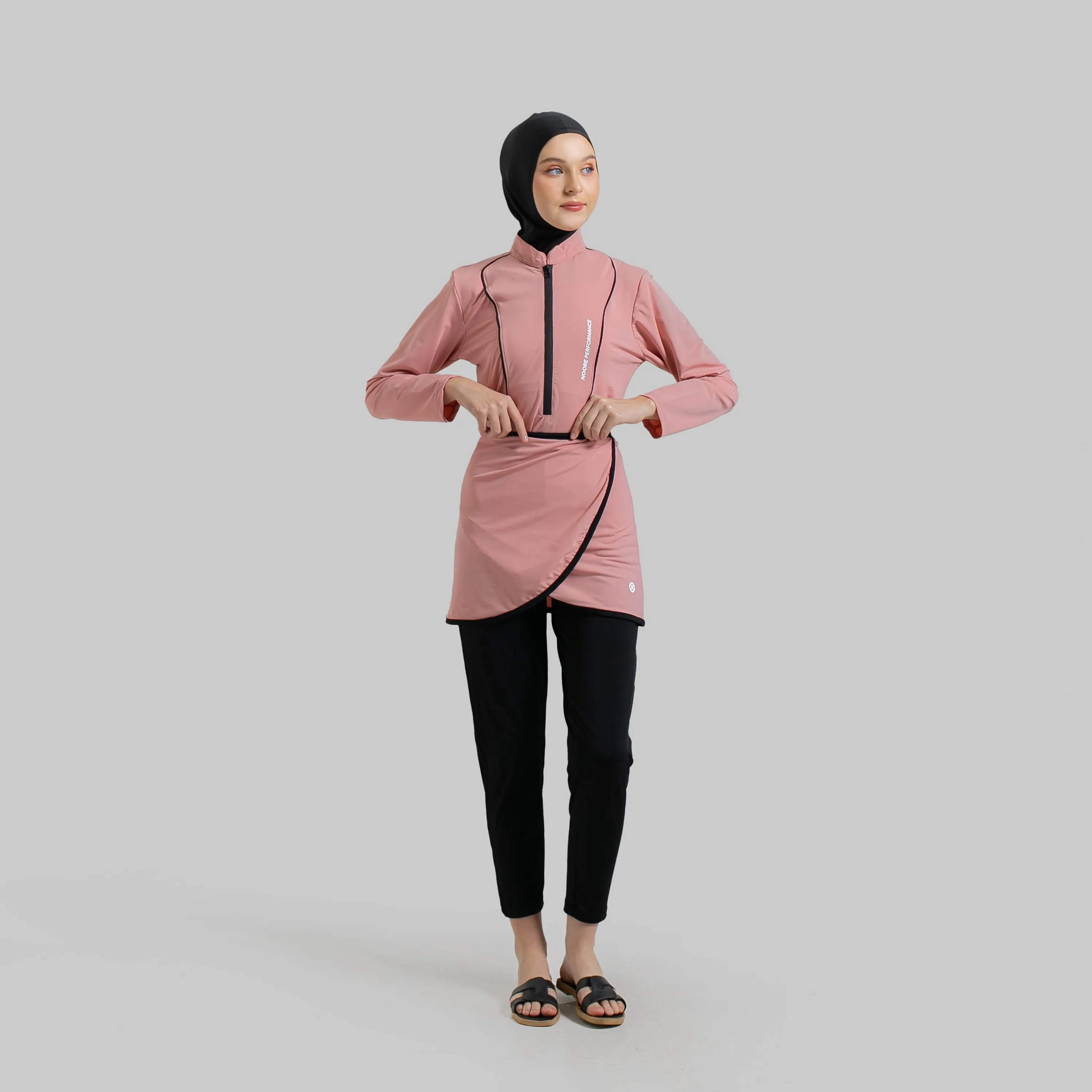 Noore - Serenity Burkini - Dusty Pink