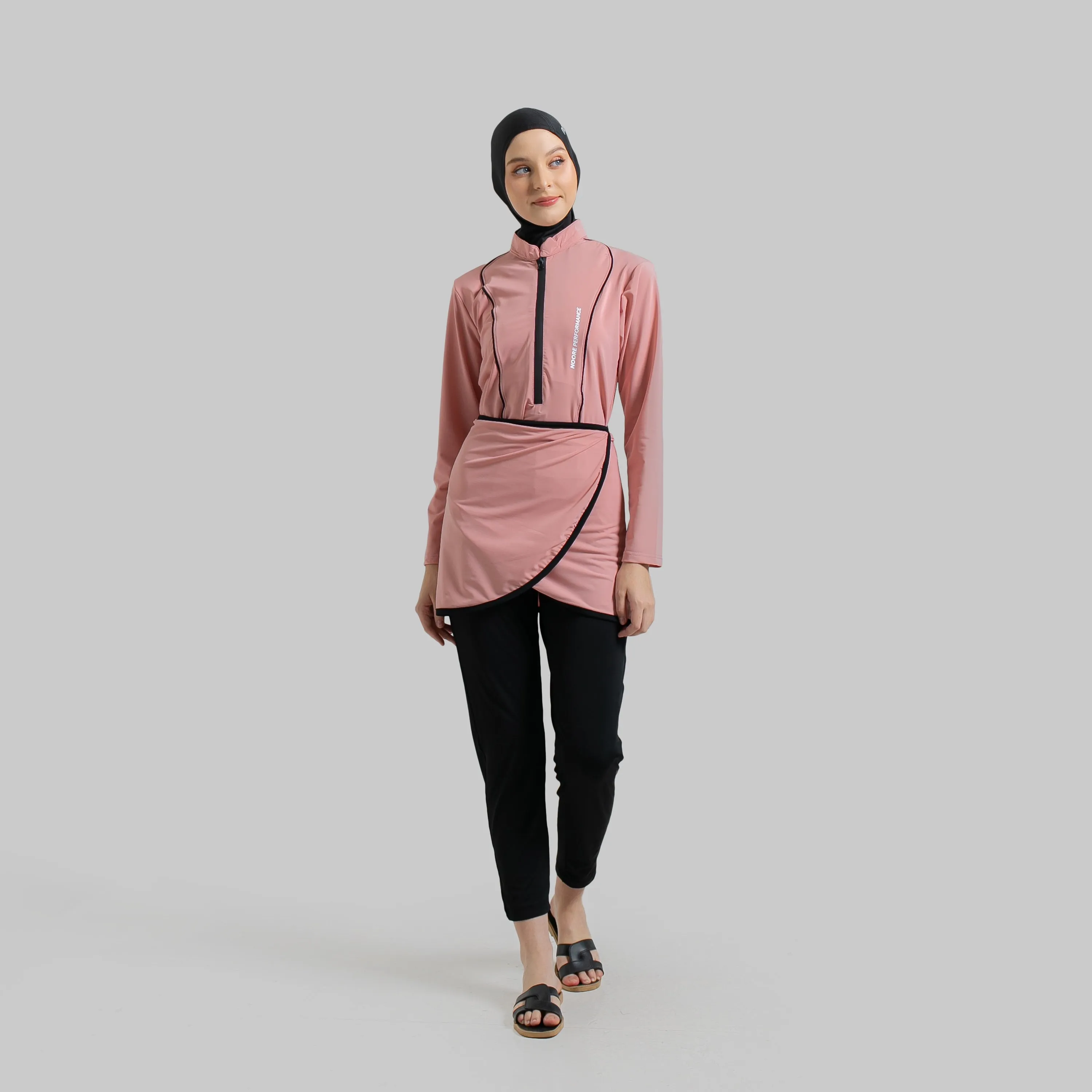 Noore - Serenity Burkini - Dusty Pink