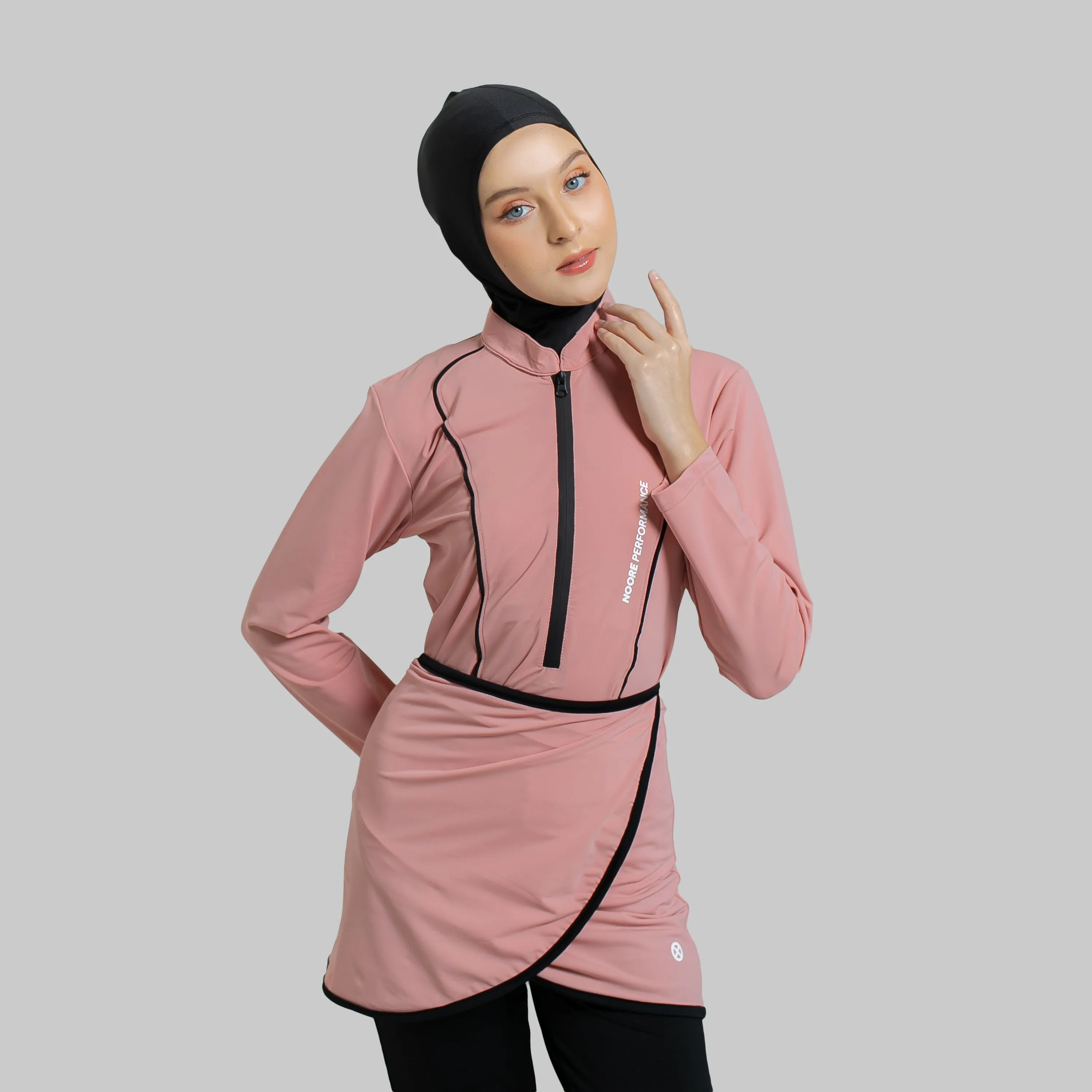 Noore - Serenity Burkini - Dusty Pink