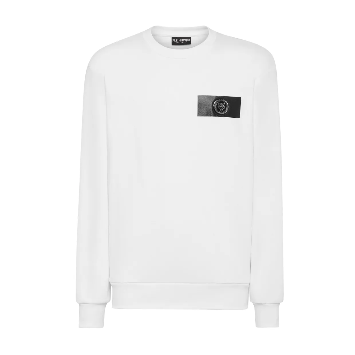 Plein Sport White Crew Sweater