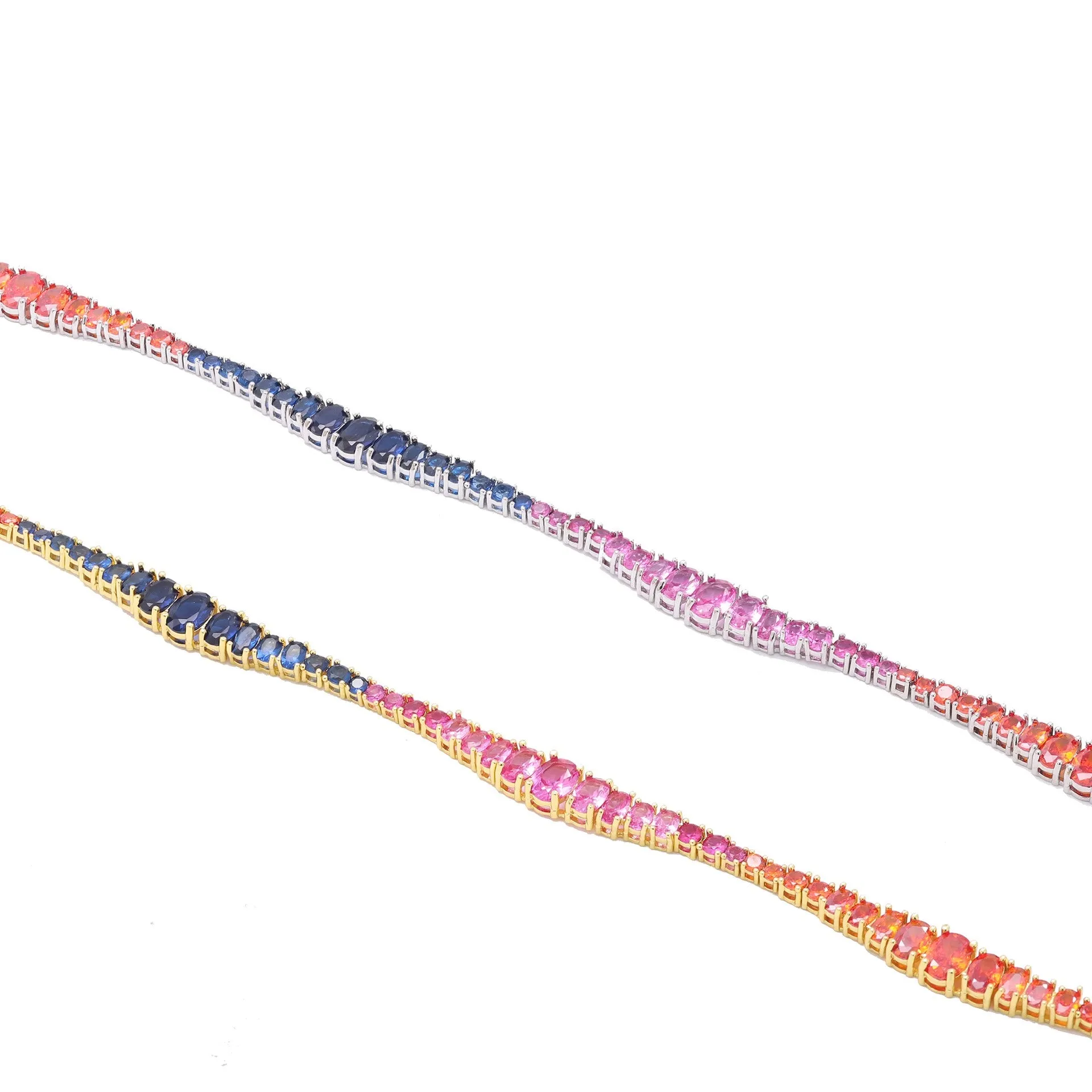 Pre Order:  Irregular Colored Zircon Necklace