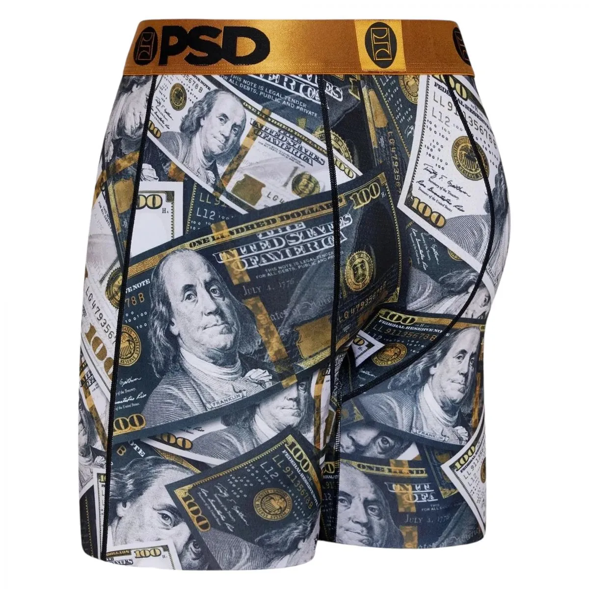 Mens Premium Benji Gold PSD Boxer Briefs - Comfortable and Stylish