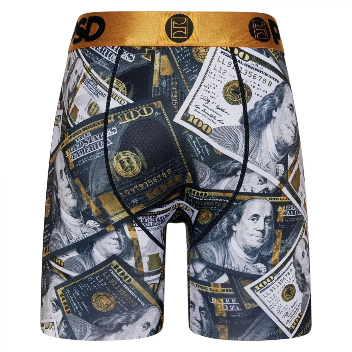 Mens Premium Benji Gold PSD Boxer Briefs - Comfortable and Stylish