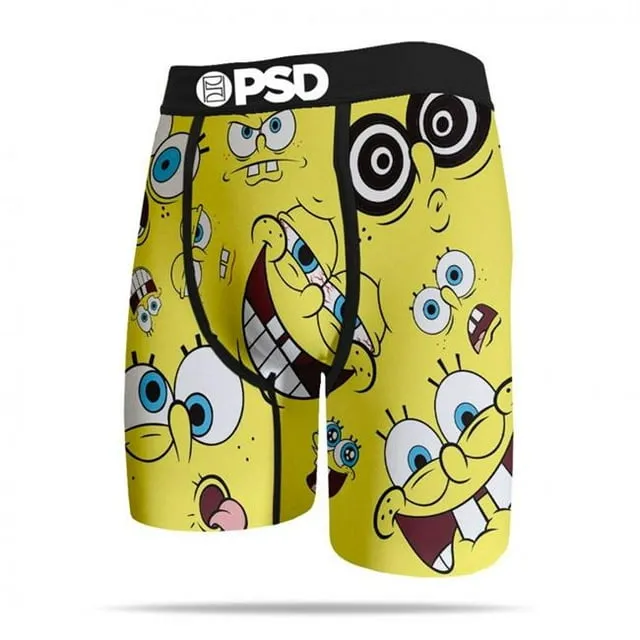 PSD Men's Spongebob Faces Boxer Briefs