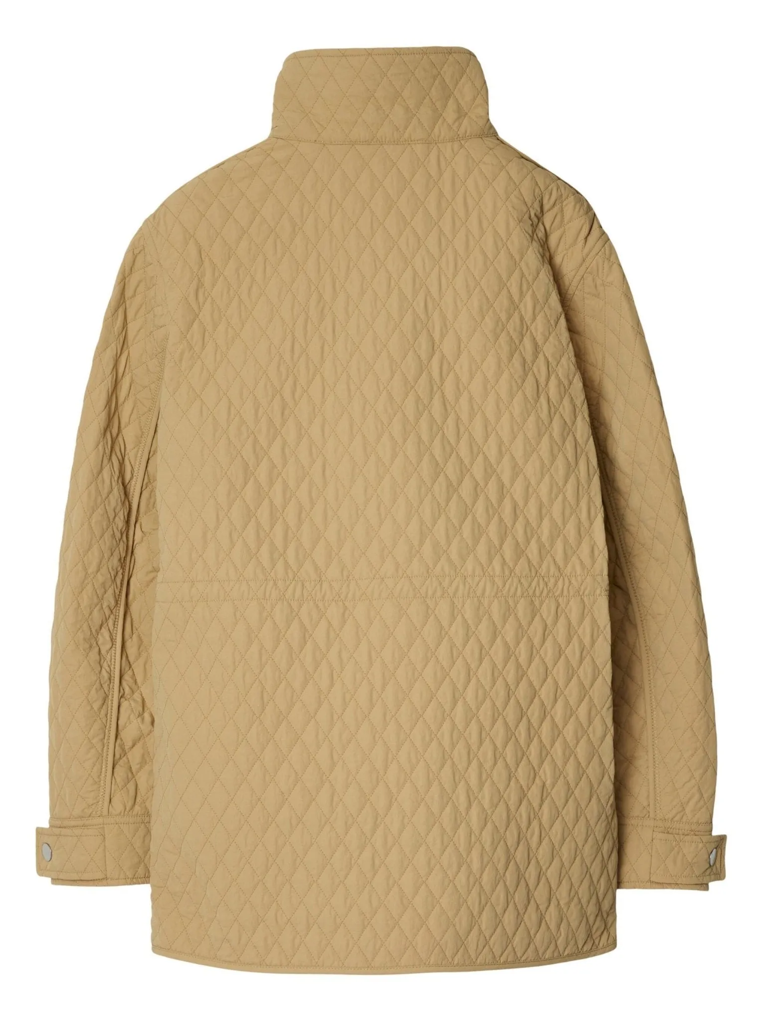 quilted hooded jacket