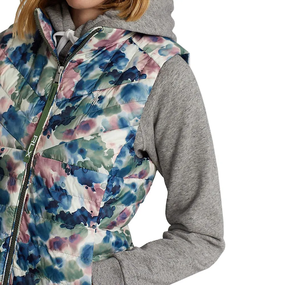 Ralph Lauren Womens Watercolor Printed Insulated Vest - Stylish & Comfortable Outerwear