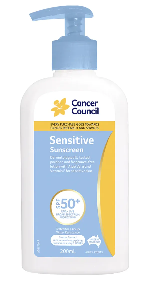 Sensitive Sunscreen SPF50  200ml