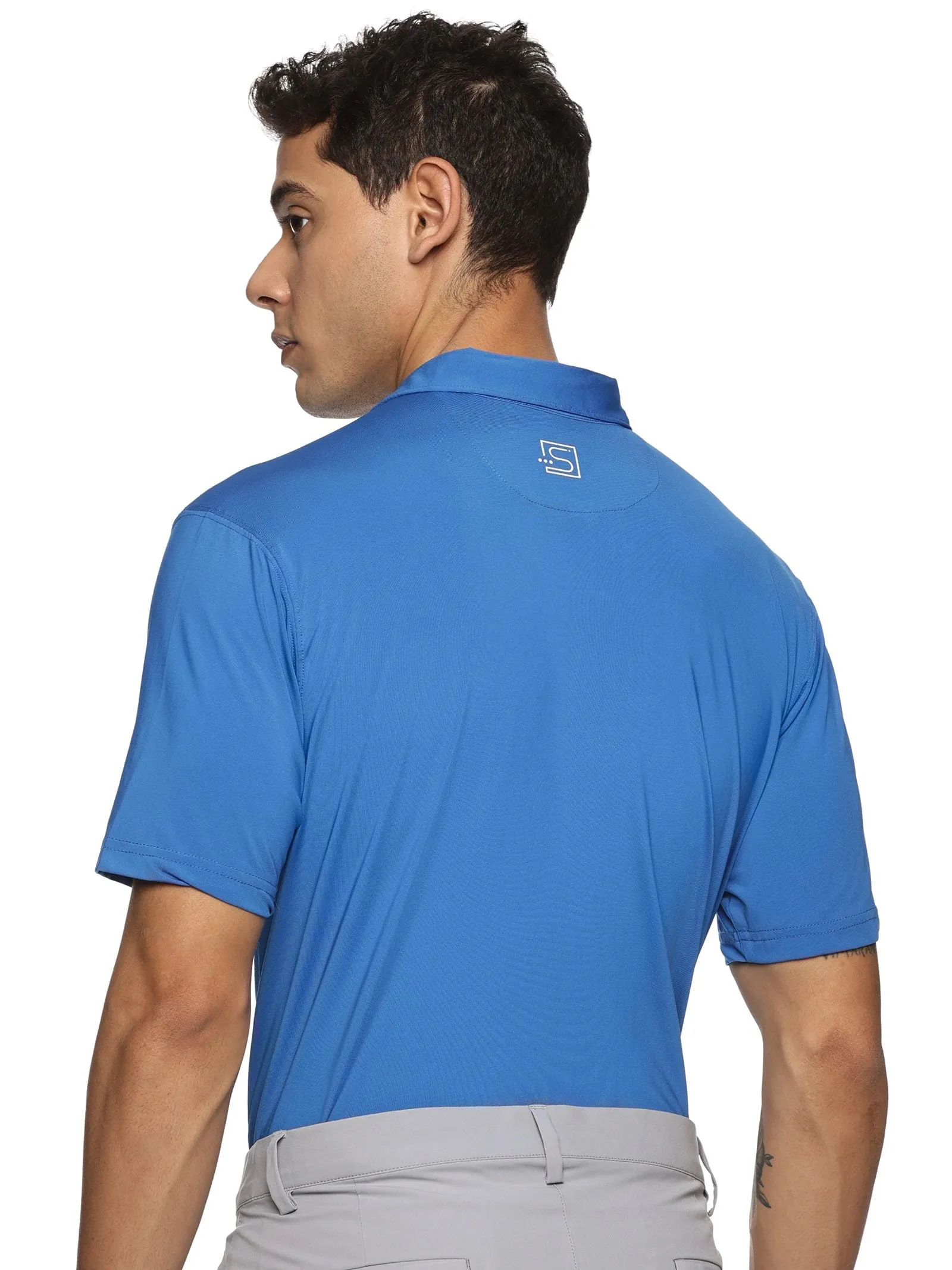 Styzen Men's Golf Polo T- Shirt-Blue