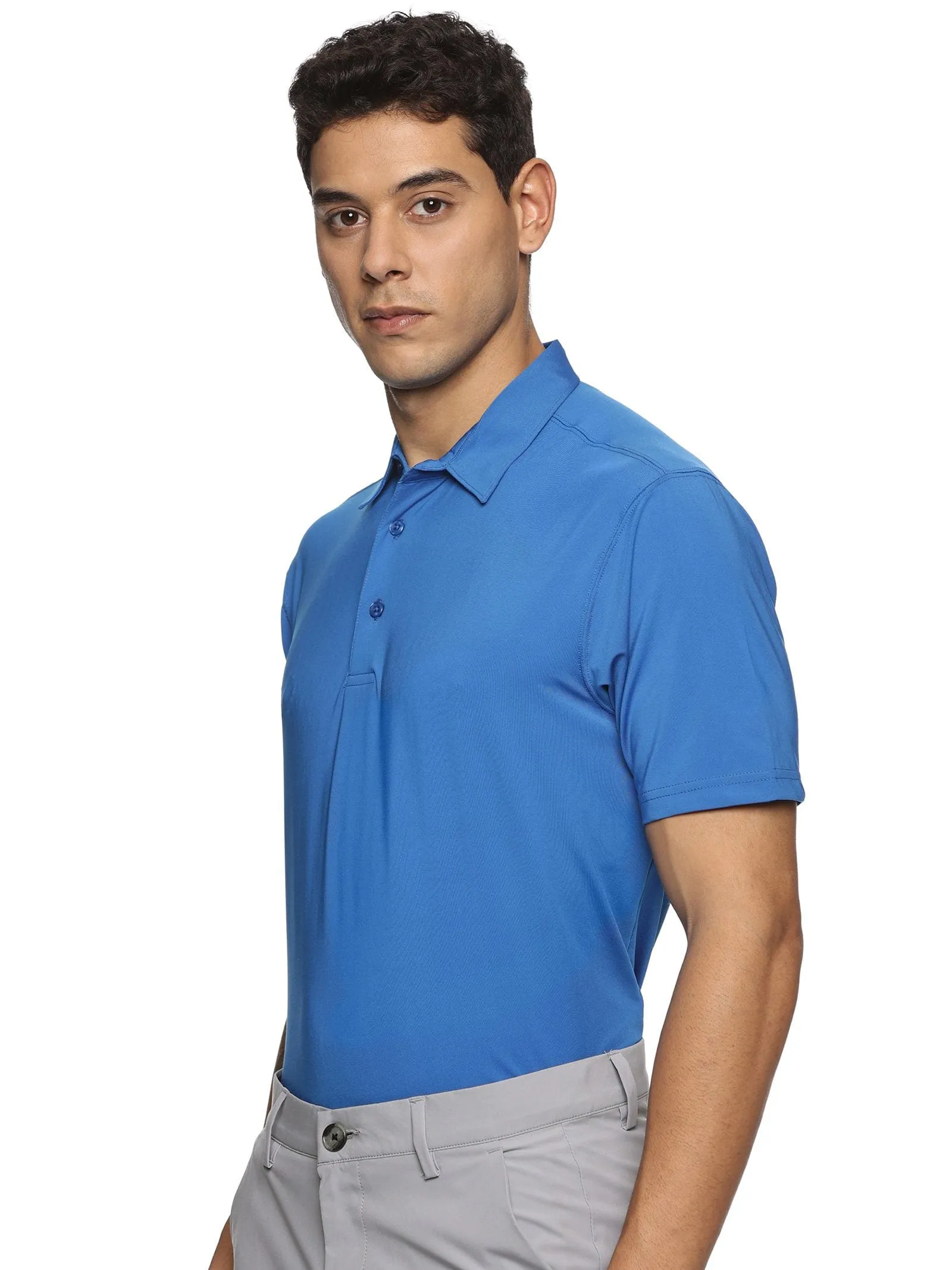 Styzen Men's Golf Polo T- Shirt-Blue