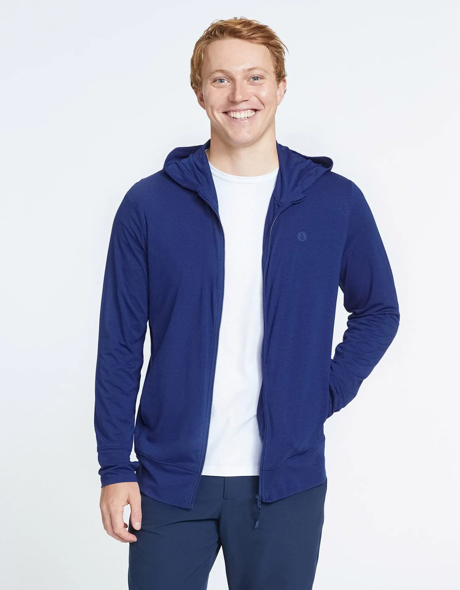 Summer Essential Hooded Zip Top UPF 50  Sensitive Collection